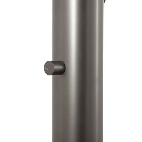 Palm Springs 87 inch 100.00 watt Gunmetal and Black Arc Floor Lamp Portable Light