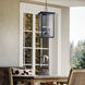 Shana 3 Light 11 inch Black Outdoor Pendant Light