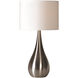Alba 26 inch 100 watt Satin Nickel Table Lamp Portable Light