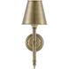Wollaton 1 Light 6 inch Light Moroccan Antique Brass Wall Sconce Wall Light