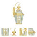 Georgetown 2 Light 20.75 inch Polished Brass Medium Outdoor Wall Lantern