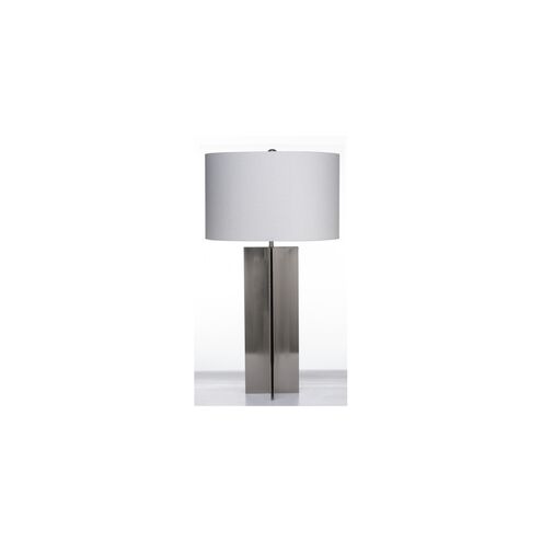 JTL54 Series 30 inch 60 watt Polished Nickel Table Lamp Portable Light 