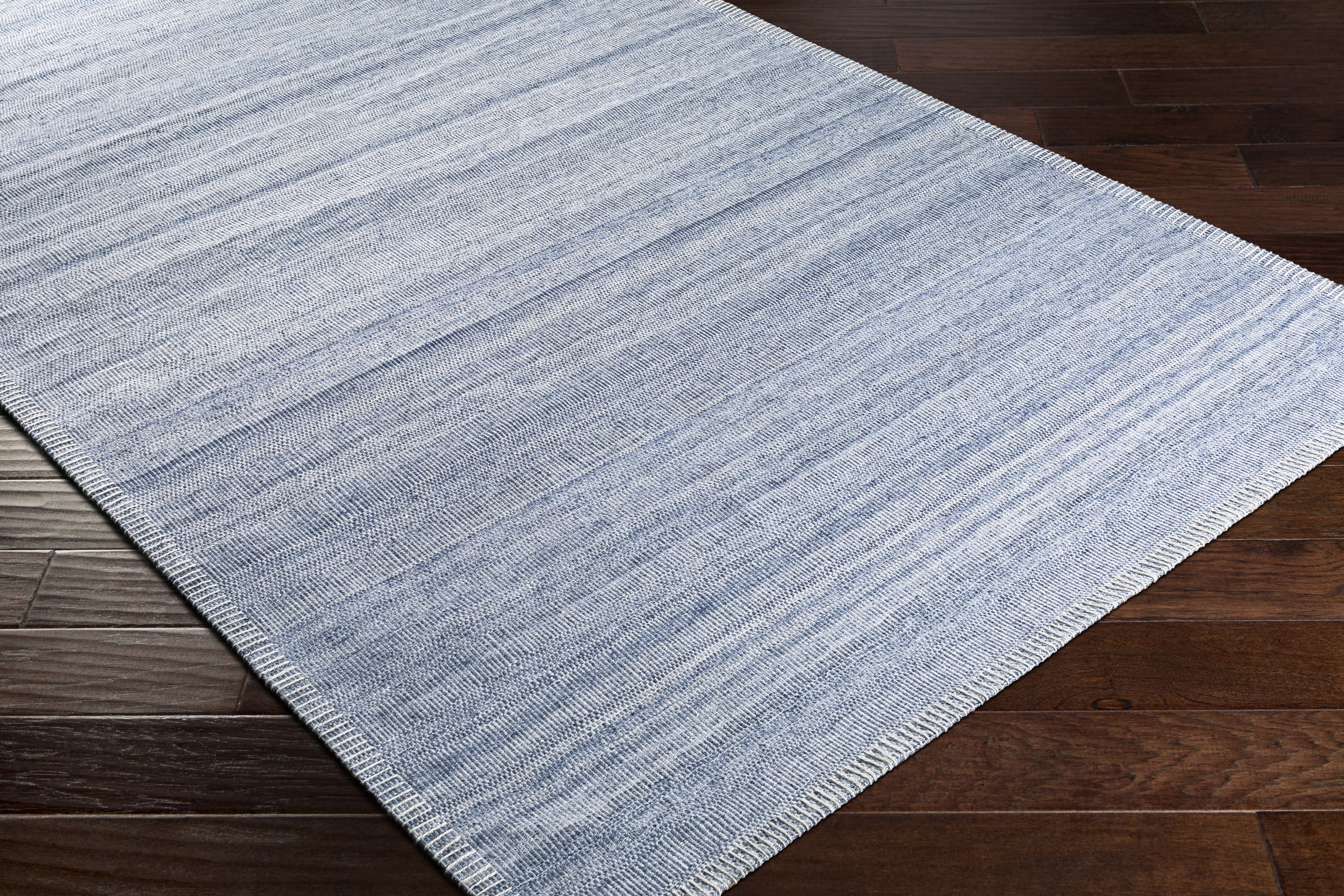 Irvine 120 X 96 inch Denim Rug in 8 x 10, Rectangle