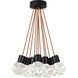 Sean Lavin Kira LED Black Pendant Ceiling Light in LED 90 CRI 3000K, Copper Cord, Integrated LED