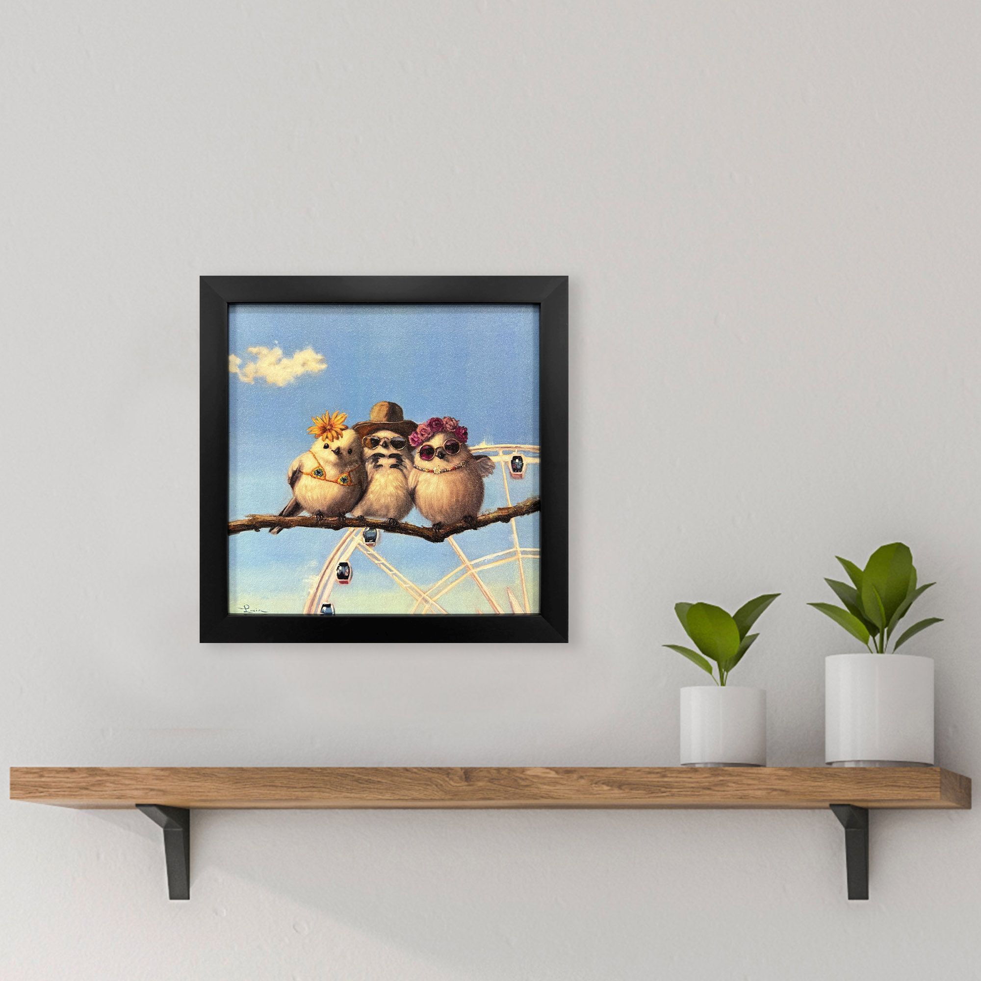 Coachella Trio 11 X 11 inch Non-Glass Framed Art, Propac