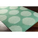 Frontier Medium Green/Light Beige Handmade Rug
