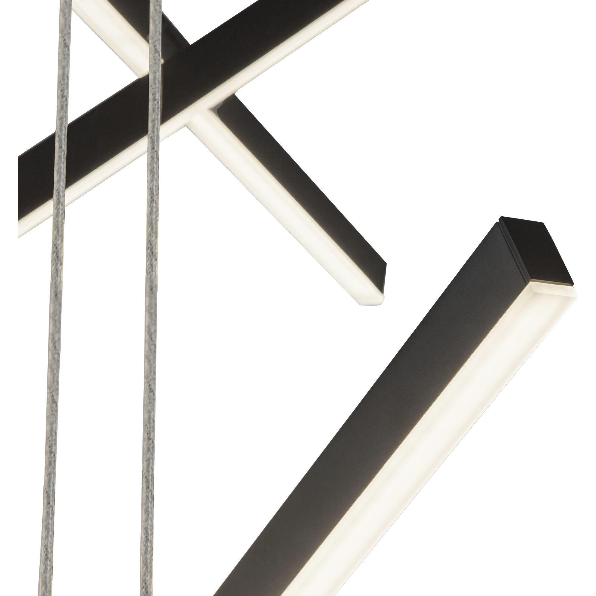 Vega LED 0.75 inch Black Multi Pendant Ceiling Light