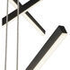 Vega LED 0.75 inch Black Multi Pendant Ceiling Light