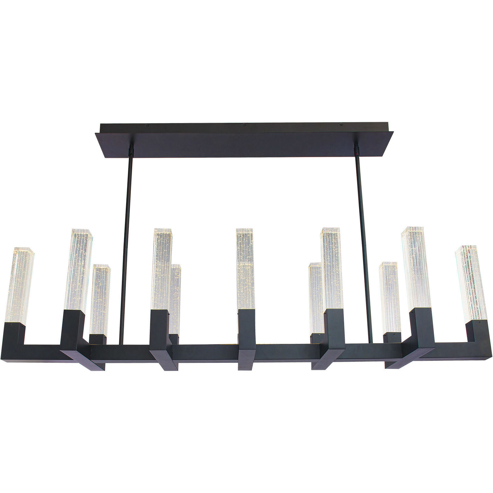 Cinema LED 54 inch Black Pendant Ceiling Light in 54in.