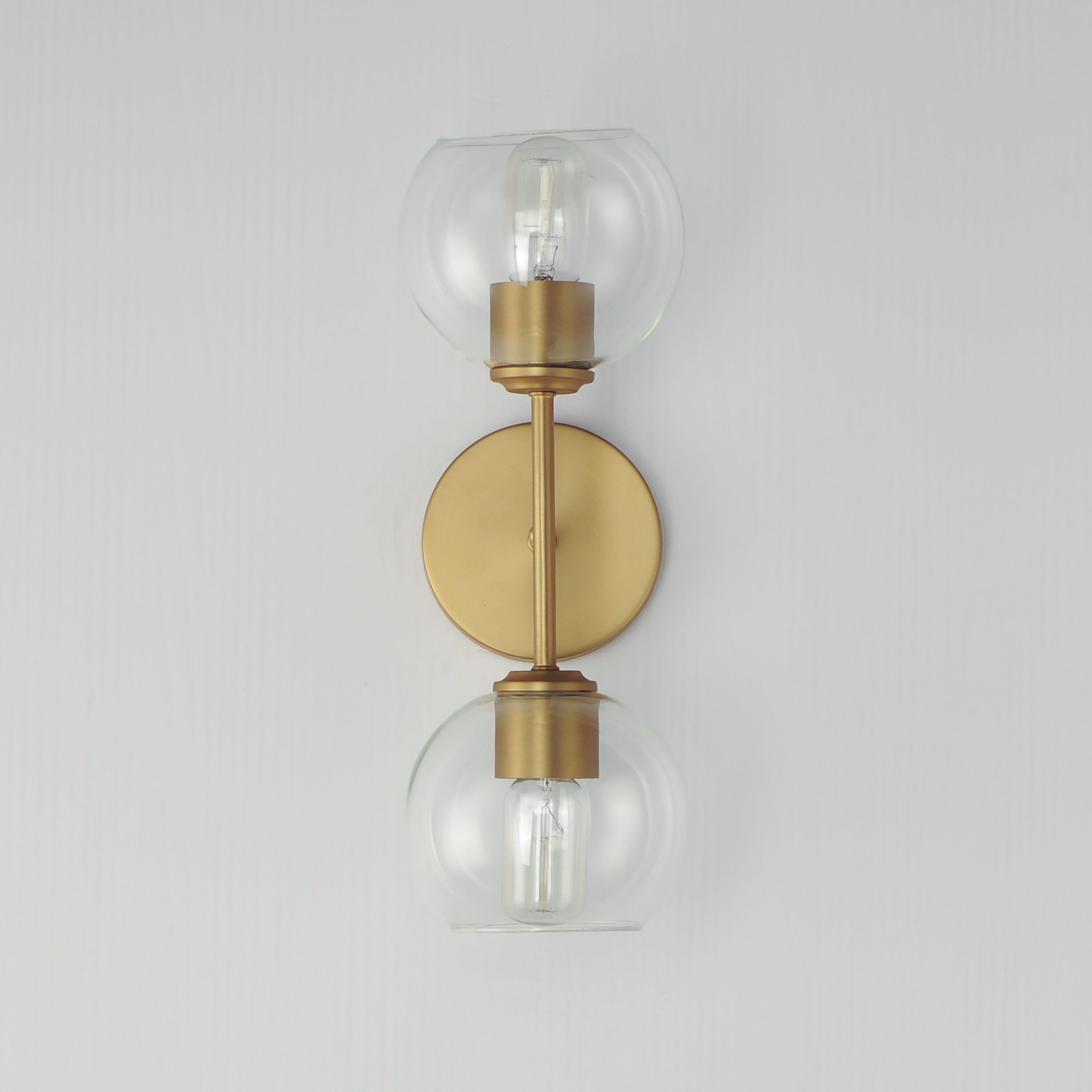 Knox 2 Light 17 inch Natural Aged Brass Wall Sconce Wall Light