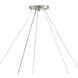 Ringmaster 10 Light 46 inch Contemporary Silver Leaf Chandelier Ceiling Light