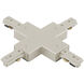 L Track 120 Brushed Nickel Track Component Ceiling Light