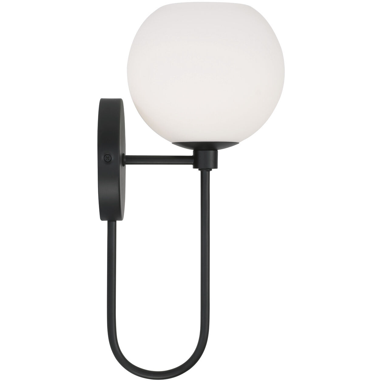 Ansley 1 Light 6.5 inch Matte Black Sconce Wall Light