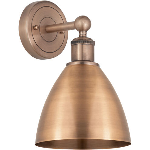 Metal Bristol 1 Light 7.5 inch Antique Copper Sconce Wall Light