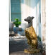 Dog Black and Gold Statuary