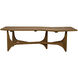 Fenton 60.5 X 30.5 inch Gold Teak Coffee Table