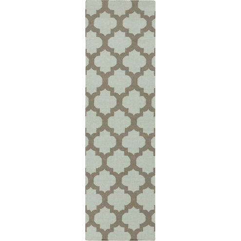 Frontier 96 X 30 inch Mint, Charcoal Rug