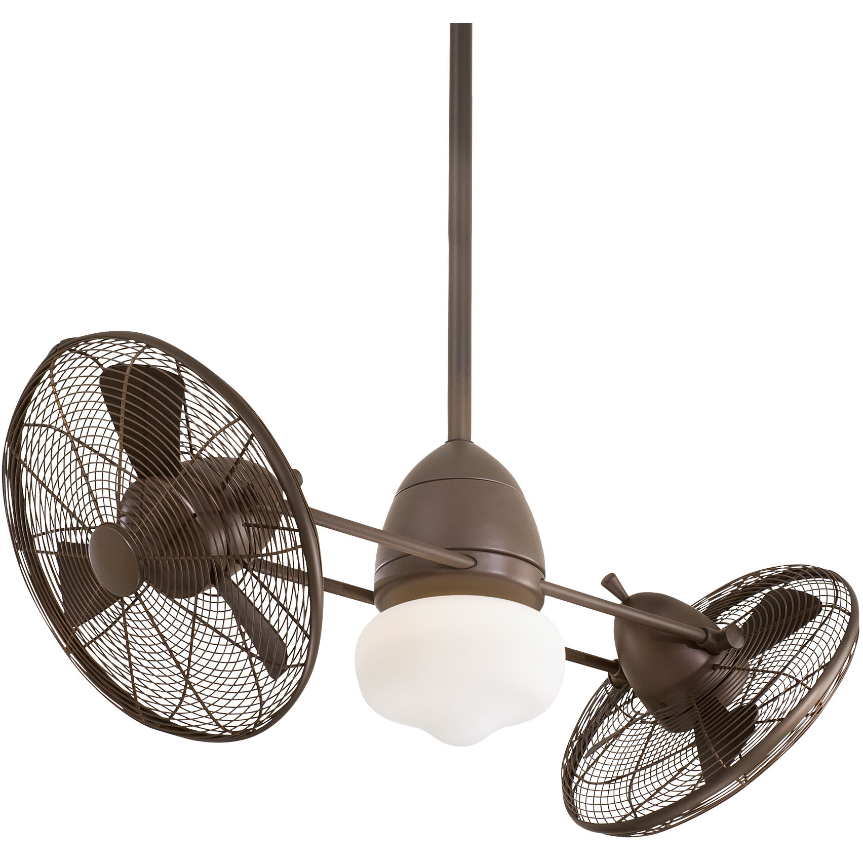 Gyro Wet 42 inch Oil Rubbed Bronze Outdoor Ceiling Fan