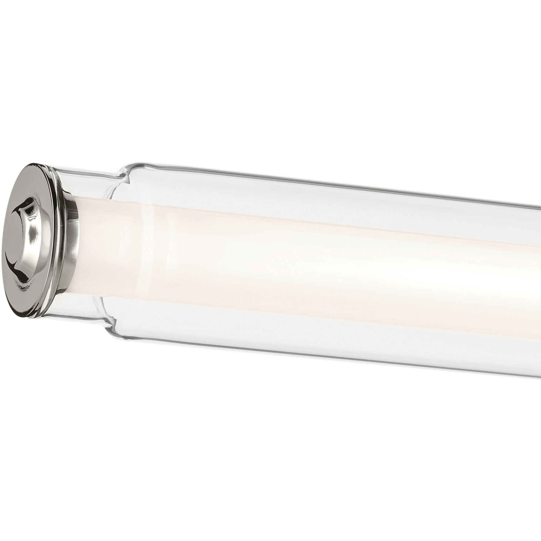 Laurene LED 26.5 inch Polished Nickel Linear Bath Bar Wall Light, Medium