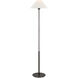 J. Randall Powers Hackney 52.25 inch 40.00 watt Bronze Floor Lamp Portable Light in Linen