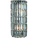Maxime 2 Light 8 inch Chrome Wall Sconce Wall Light in Royal Cut