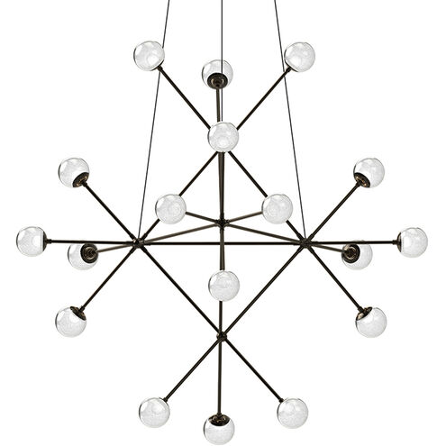 Proton LED 40 inch Polished Black Nickel Pendant Ceiling Light