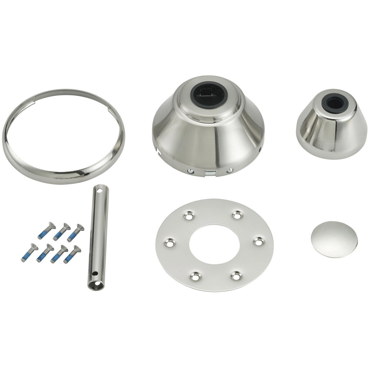 Maverick Polished Nickel Fan Custom Finish Kit