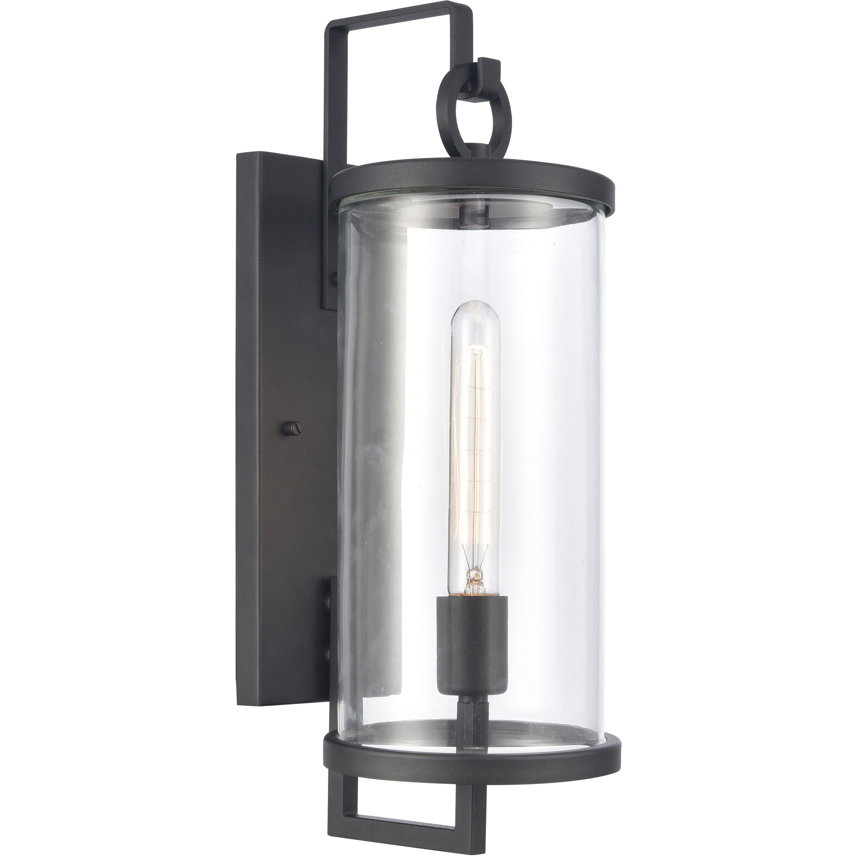 Hopkins 1 Light 17.75 inch Charcoal Outdoor Wall Sconce