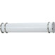 Signature 2 Light 37 inch Brushed Steel Vanity Light Wall Light