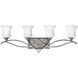 Brooke 4 Light 31.25 inch Bathroom Vanity Light