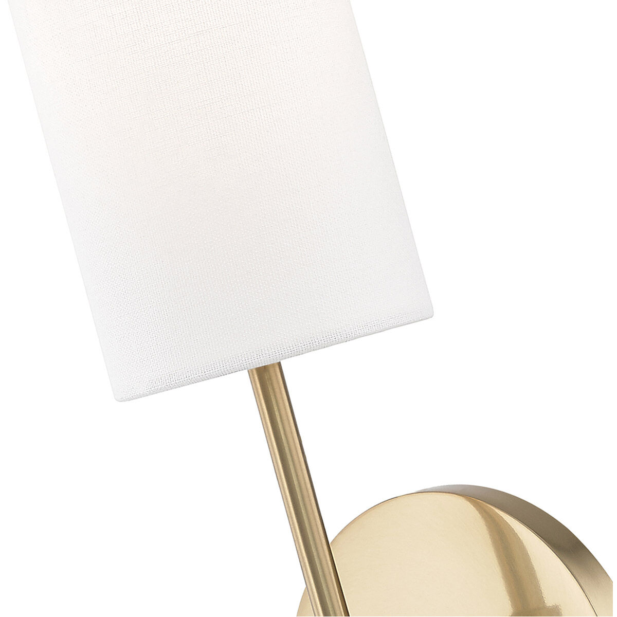 Olivia 1 Light 4.75 inch Aged Brass ADA Wall Sconce Wall Light