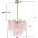 Addis 4 Light 17.75 inch Aged Brass Mini Chandelier Ceiling Light in Spring