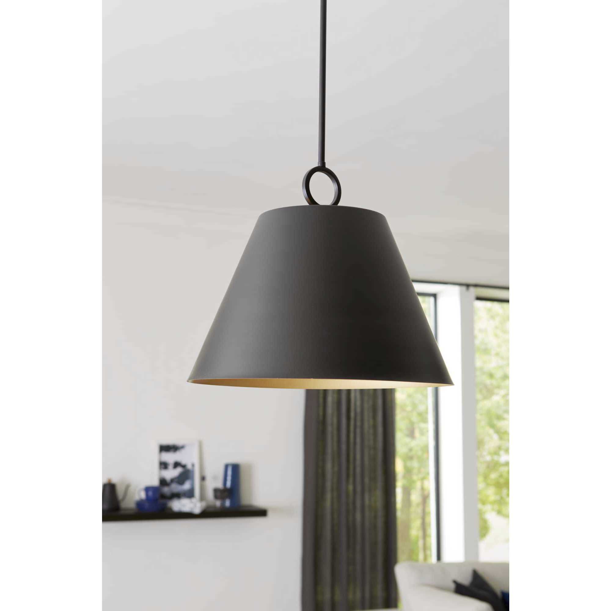Parkhurst 3 Light 18 inch Matte Black Pendant Ceiling Light