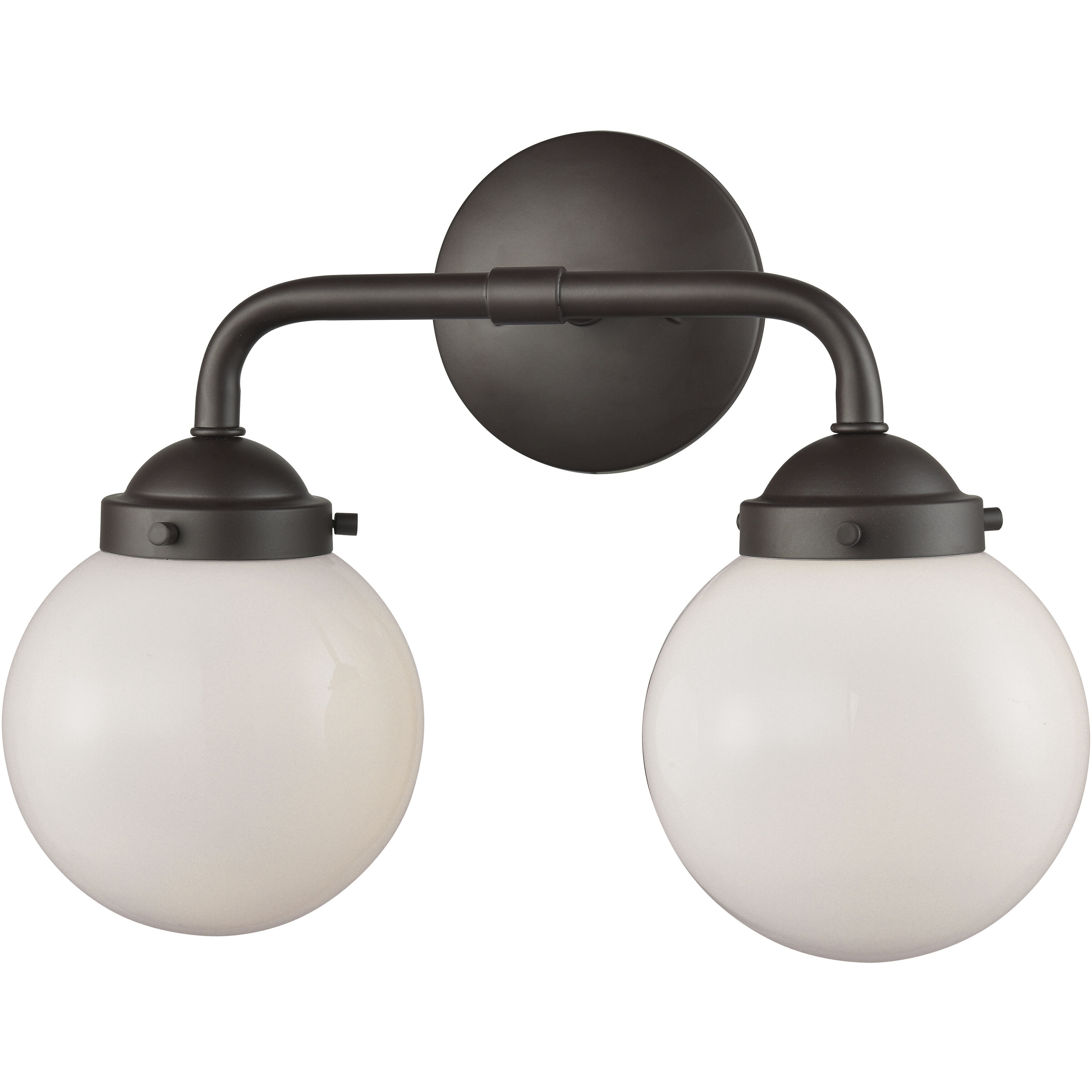 Beckett 2 Light 15 inch Oil Rubbed Bronze Vanity Light Wall Light