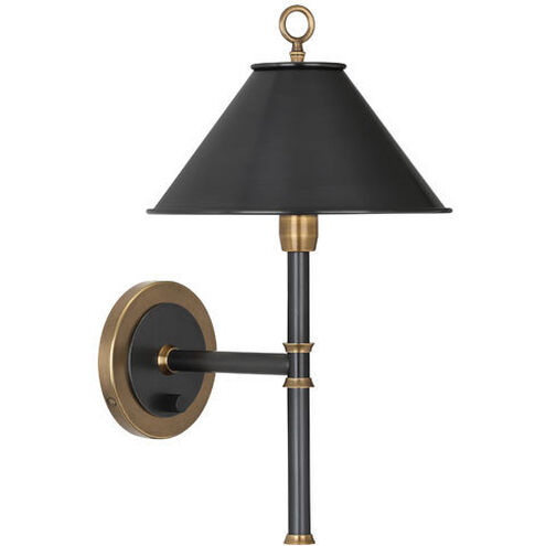 Aaron 1 Light 10 inch Warm Brass with Deep Patina Bronze Wall Sconce Wall Light