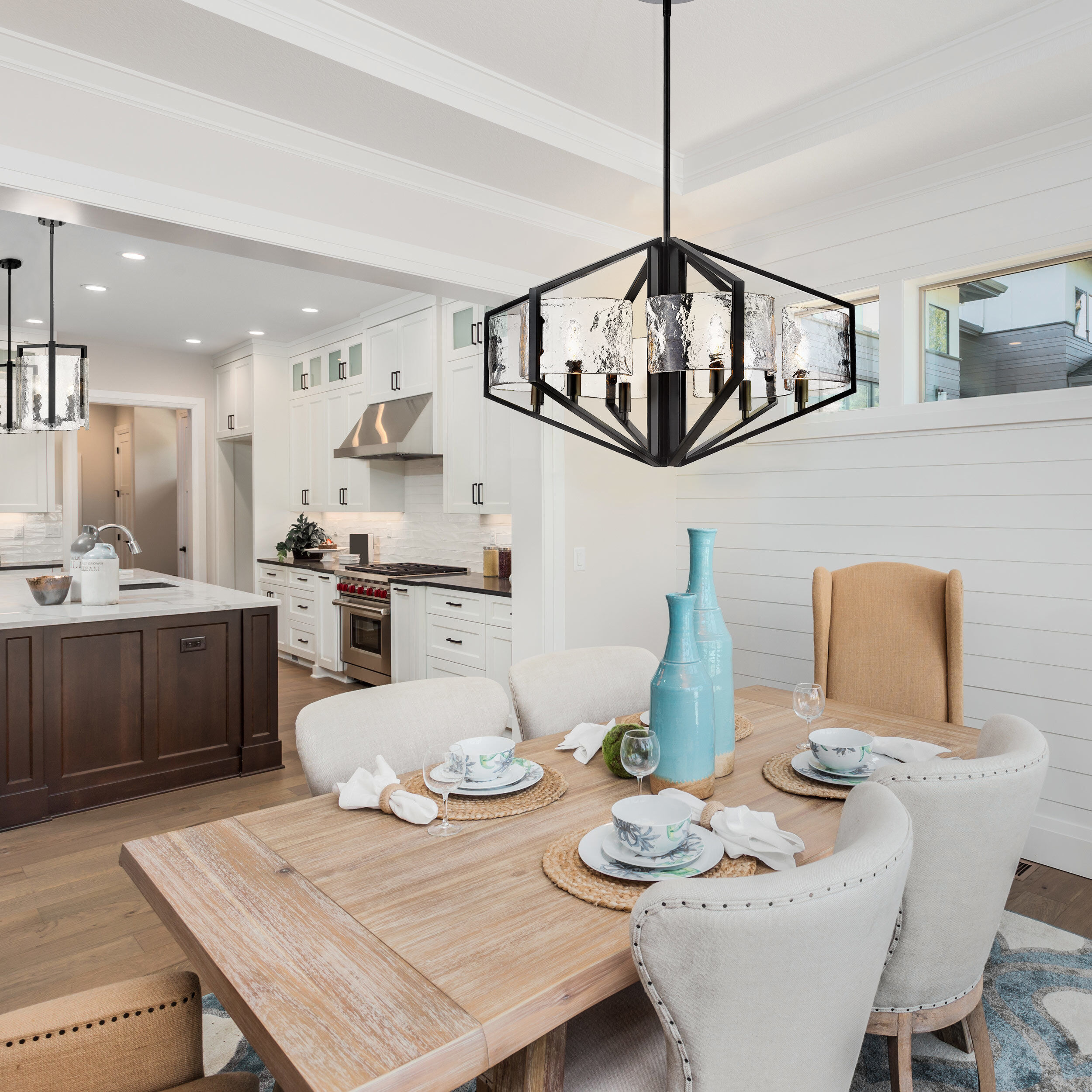 Aenon Pendant Ceiling Light in Matte Black