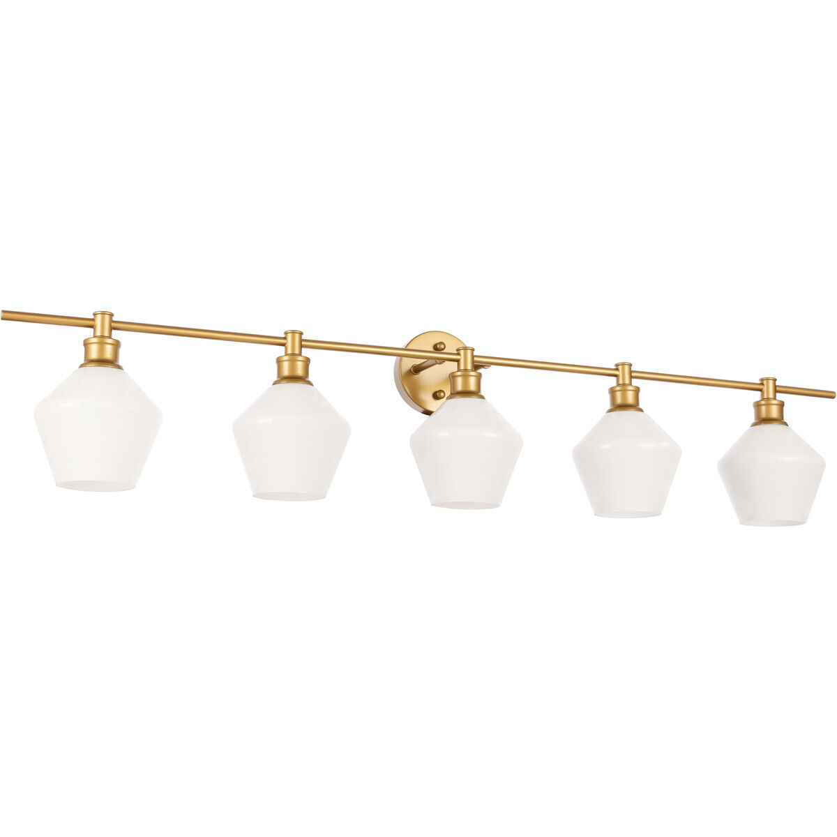 Gene 5 Light 47 inch Brass Wall sconce Wall Light