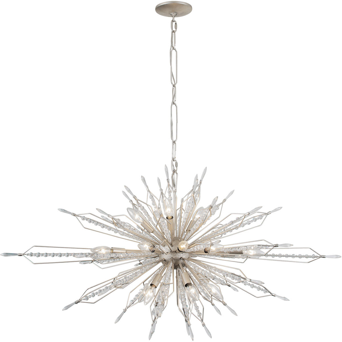 Orbital Linear Pendant Ceiling Light in Gold Dust, 20