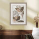 Flowering Botanical Green and Beige and Blue and Brown Framed Art