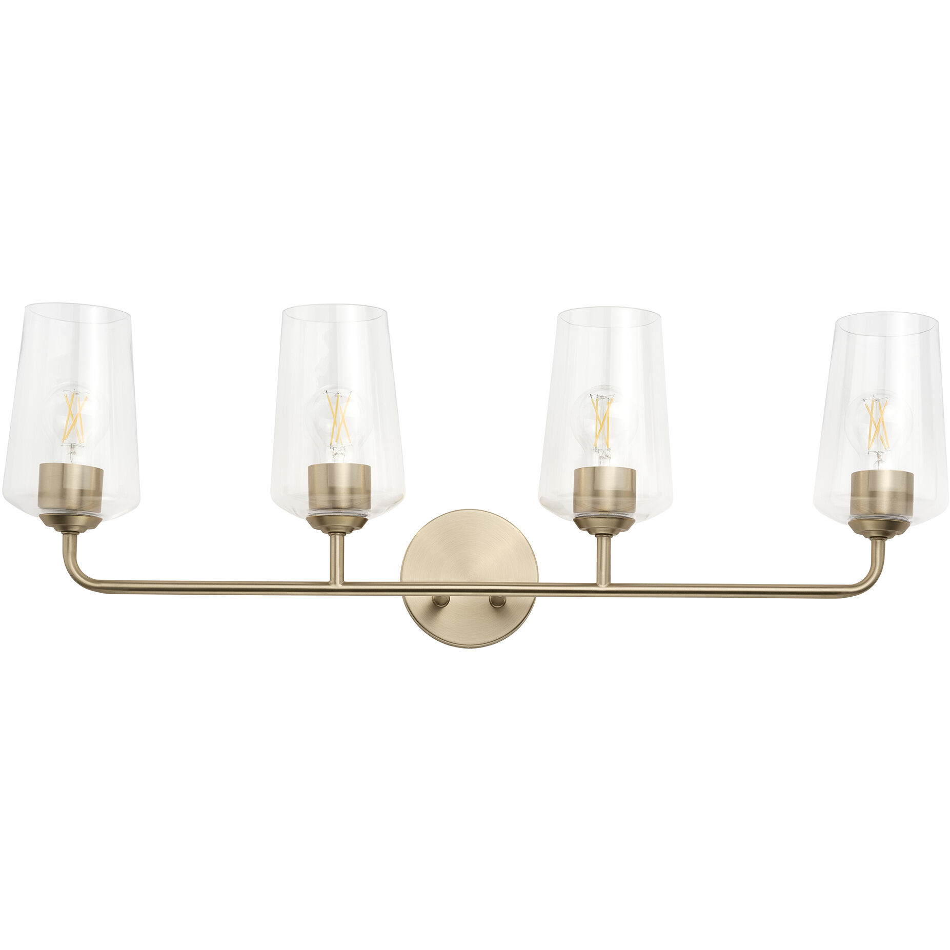 Celino 4 Light 32.5 inch Champagne Bronze Vanity Light Wall Light