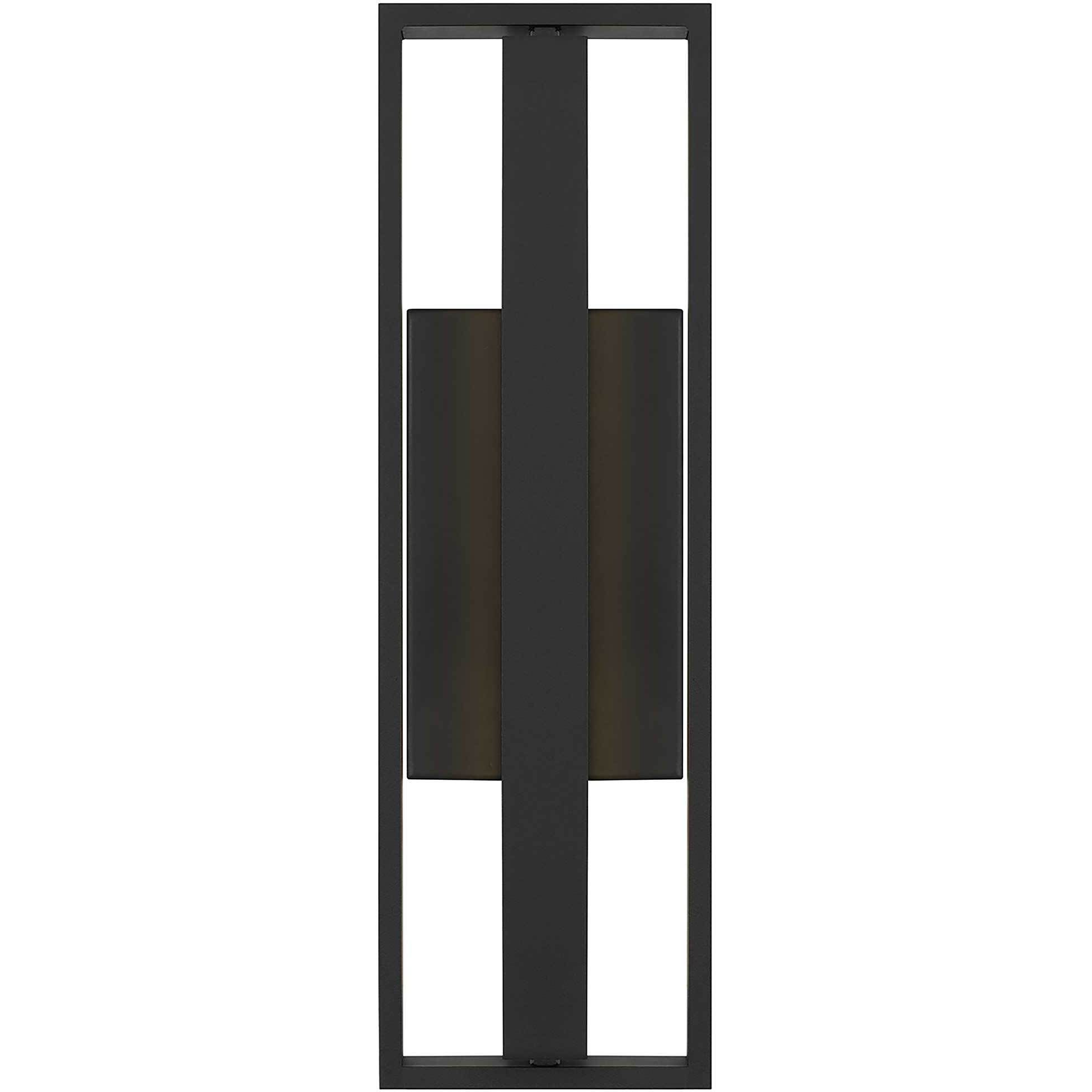 In & Out LED 18.5 inch Sand Black Outdoor Wall Sconce