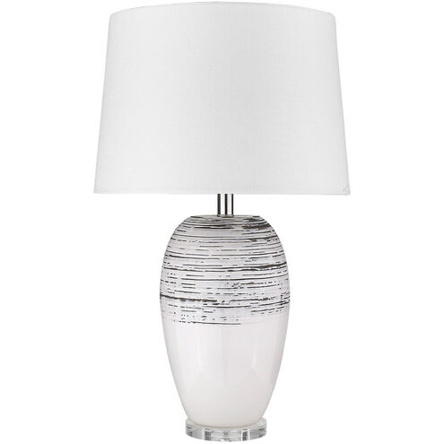 Trend Home 27 inch 150.00 watt Polished Nickel Table Lamp Portable Light