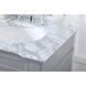 Wesley 60 X 21.5 X 35 inch Grey Vanity Sink Set in Gray