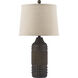 Lutton 26.75 inch 100 watt Taupe Table Lamp Portable Light