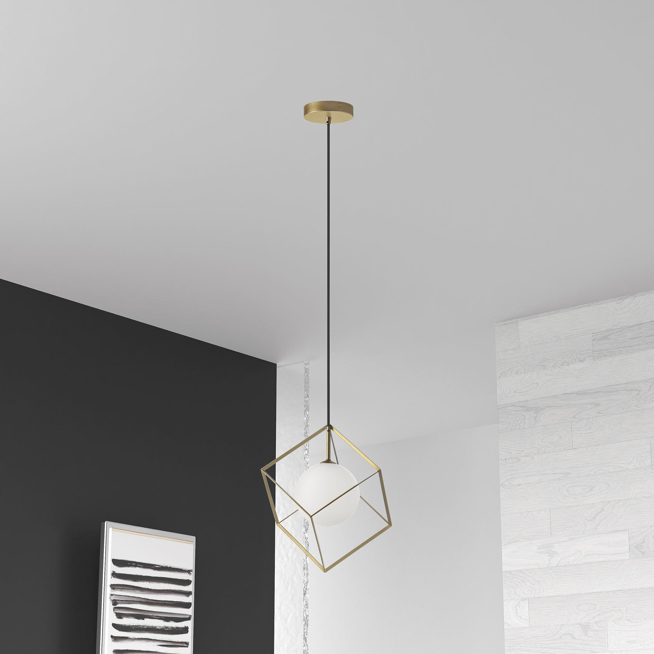 Thomson 1 Light 11 inch Gold Pendant Ceiling Light