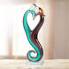 Unity Heart Handcrafted Art Glass Figurine