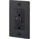 1G Duplex 125 Black Outlet, USB A + C