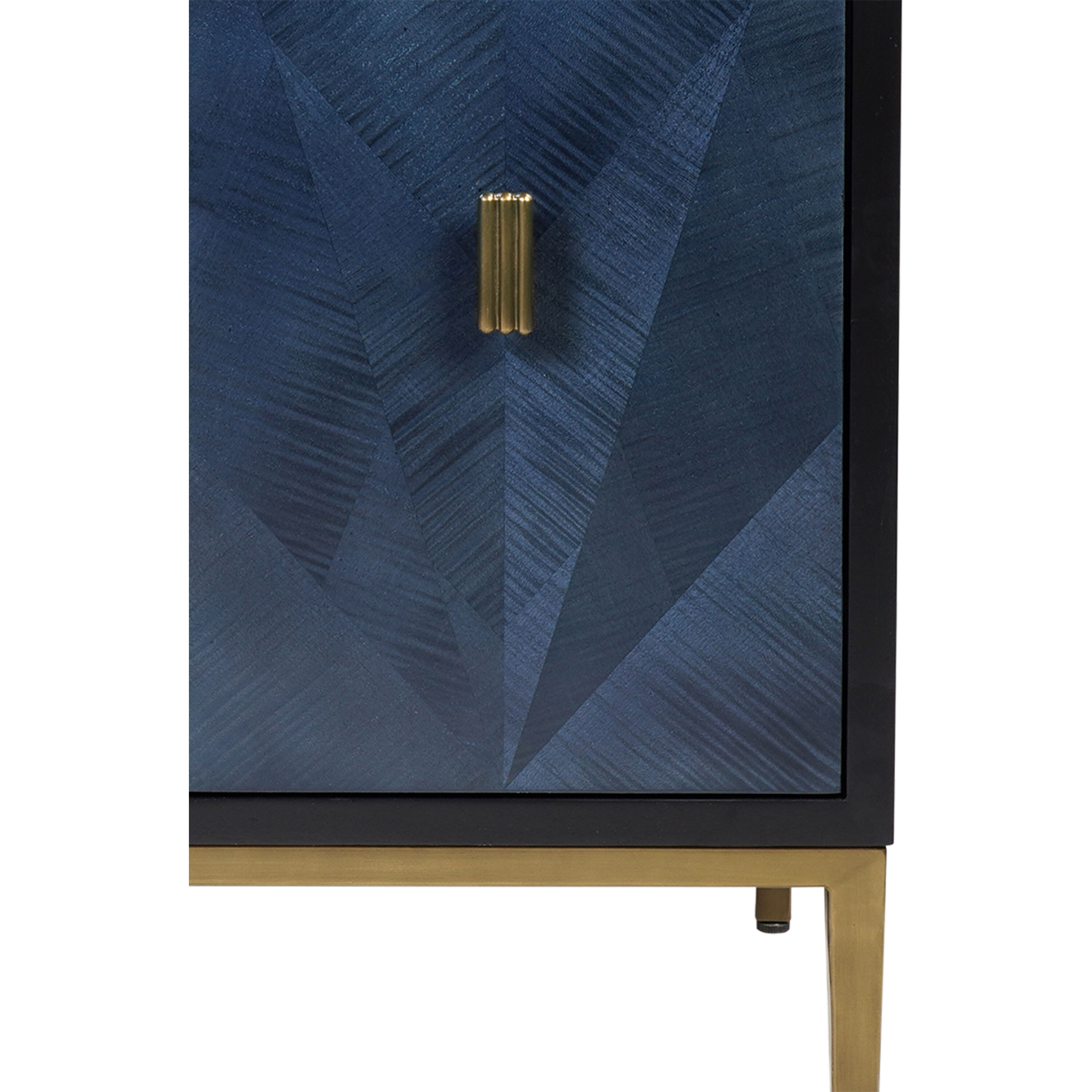 Kallista 30 X 34 inch Dark Sapphire/Caviar Black/Natural/White/Antique Brass Vanity with Undermount Sink