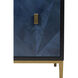 Kallista 30 X 34 inch Dark Sapphire/Caviar Black/Natural/White/Antique Brass Vanity with Undermount Sink