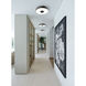 Jasper LED 23.13 inch Black and Gold Flush Mount Ceiling Light
